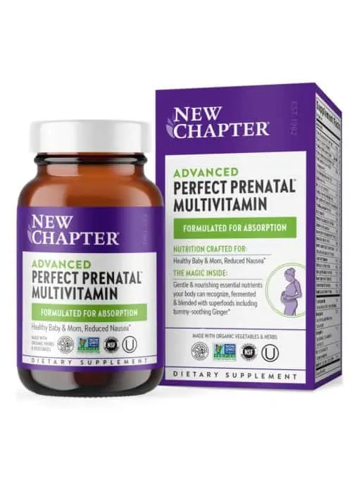 New Chapter Perfect Prenatal Multivitamin -- prenatal vitamins, organic ingredients