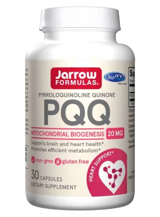 Jarrow Formulas PQQ 20mg -- mitochondrial support, heart health