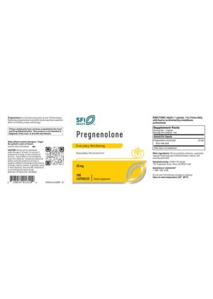 SFI Health Pregnenolone — Hormonal Balance, Everyday Wellbeing - Back