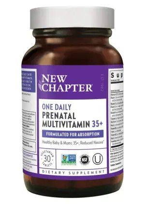 New Chapter Prenatal One Daily 35+ -- prenatal vitamins, multivitamin for pregnancy