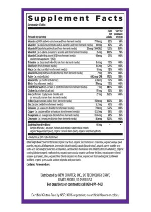 New Chapter Prenatal One Daily -- prenatal vitamins, pregnancy support - Back