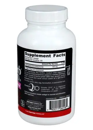 Jarrow Formulas Q-Absorb Co-Q10 100mg -- heart support, high absorption - Back