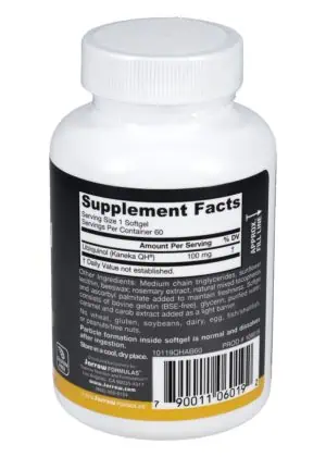 Jarrow Formulas QH-Absorb 100mg -- Ubiquinol supplement, high absorption - Back