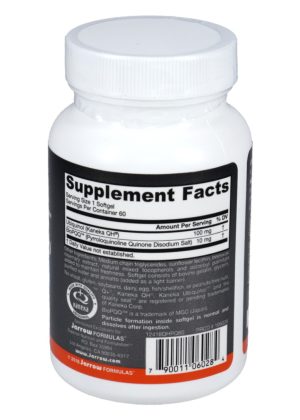 Jarrow Formulas QH + PQQ -- mitochondrial support, heart health - Back