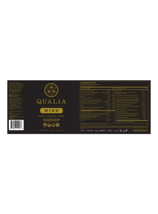 Qualia Mind — Brain Health, Cognitive Support - Back