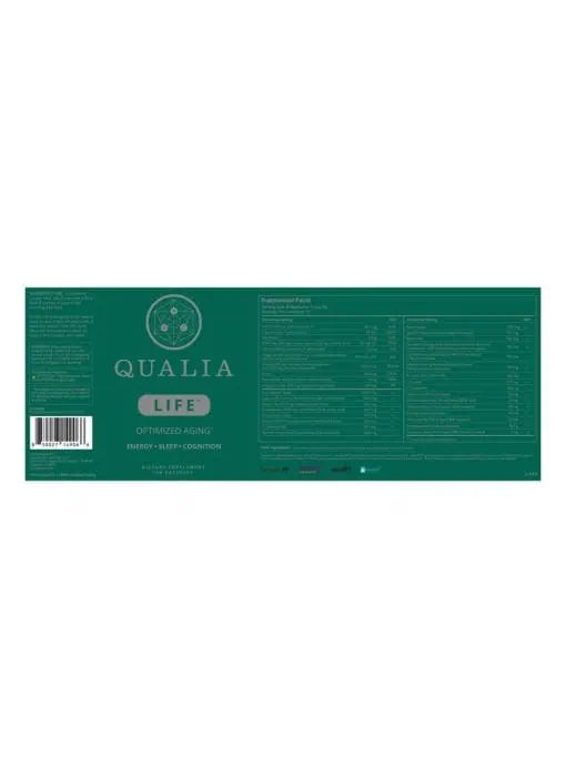 Qualia Life — Energy, Sleep, Cognition - Back
