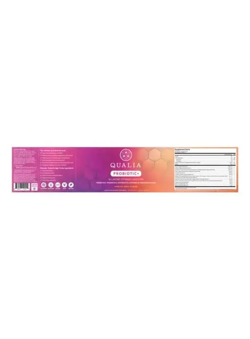 Qualia Probiotic+ — Gut Health, Digestive Support - Back