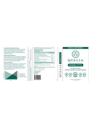 Qualia Senolytic — Cellular Health, Aging Support - Back