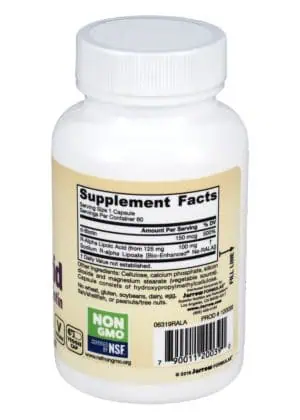 Jarrow Formulas R-Alpha Lipoic Acid + Biotin -- high bioavailability, energy support - Back