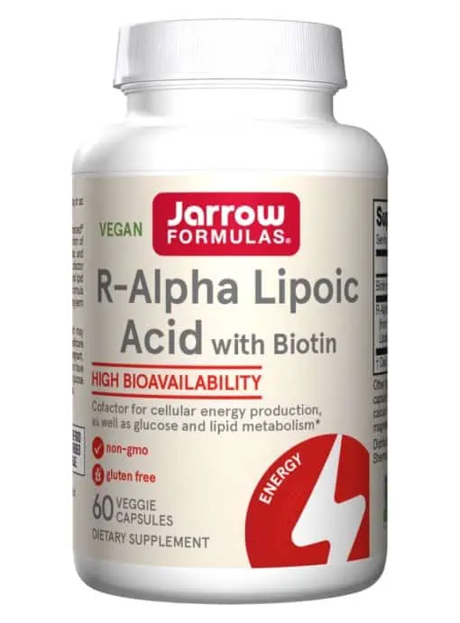 Jarrow Formulas R-Alpha Lipoic Acid + Biotin -- high bioavailability, energy support