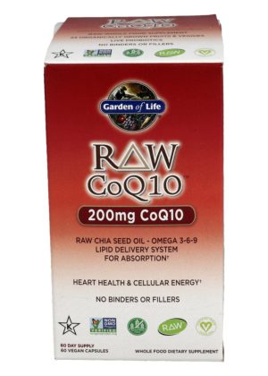 Garden of Life RAW CoQ10 -- antioxidant support, cardiovascular health