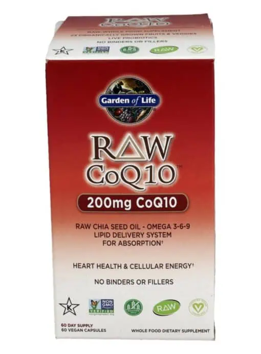 Garden of Life RAW CoQ10 -- antioxidant support, cardiovascular health
