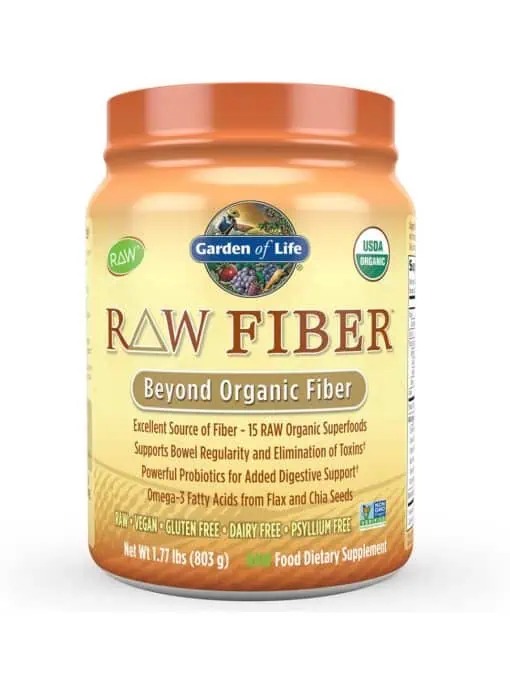 Garden of Life RAW FIBER — organic fiber, digestive health