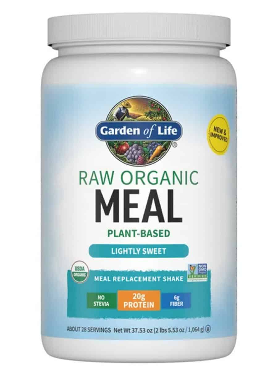 Garden of Life Raw Organic Meal — Plant-Based Protein, Whole Food Vitamins