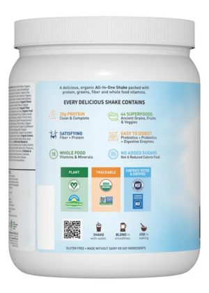 Garden of Life Raw Organic Meal — Plant-Based Protein, Whole Food Nutrition