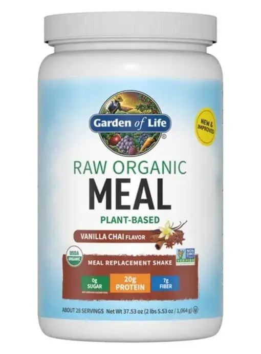Garden of Life Raw Organic Meal — meal replacement, protein shake