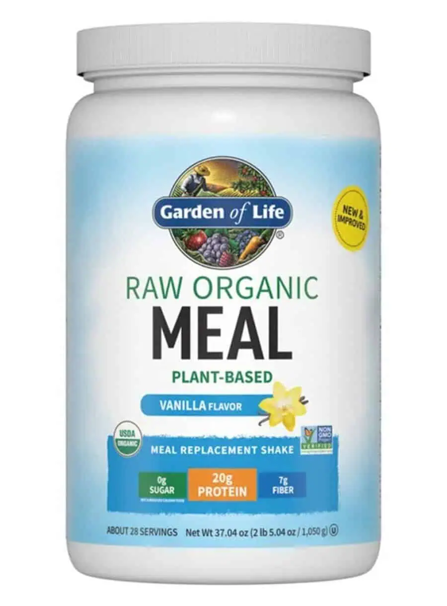 Garden of Life Raw Organic Meal — plant-based protein, meal replacement