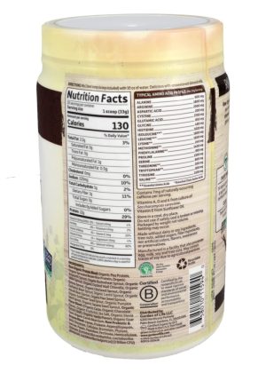 Garden of Life RAW Organic Protein - Real Raw Chocolate -- vegan protein powder, organic protein - Back