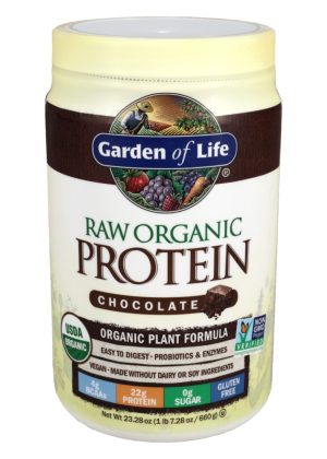 Garden of Life RAW Organic Protein - Real Raw Chocolate -- vegan protein powder, organic protein