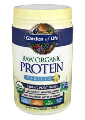 Garden of Life RAW Organic Protein - Real Raw Vanilla -- vegan protein powder, organic protein