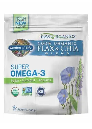 Garden of Life RAW Organics Real Cold Milled Organic Golden Flaxseed & Organic Chia Seed -- organic flaxseed,