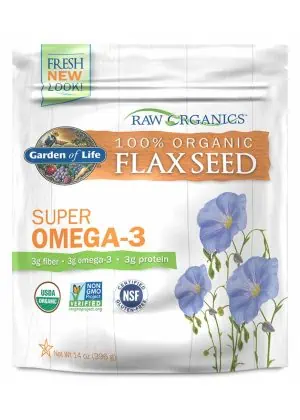 Garden of Life Raw Organics Flax Seed -- organic flax seed, omega-3 supplement