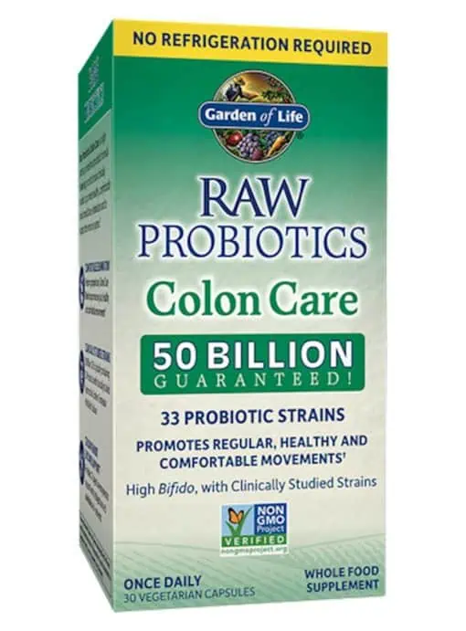 Garden of Life RAW Probiotics Colon Care -- probiotics, digestive health