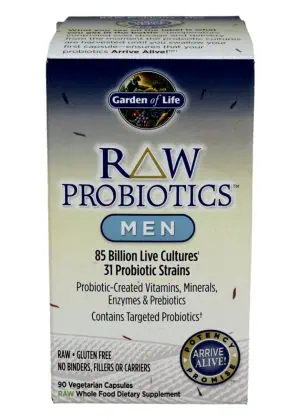 Garden of Life RAW Probiotics Men -- probiotics for men, digestive health