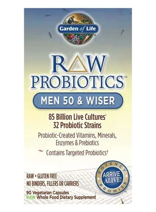Garden of Life RAW Probiotics Men 50 & Wiser — Probiotics, Digestive Health