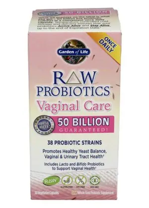 Garden of Life RAW Probiotics Vaginal Care — probiotics, vaginal health