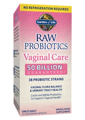 Garden of Life RAW Probiotics Vaginal Care — Probiotics for Women, Vaginal Health