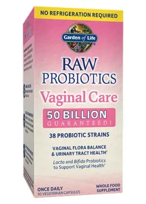 Garden of Life RAW Probiotics Vaginal Care — Probiotics for Women, Vaginal Health