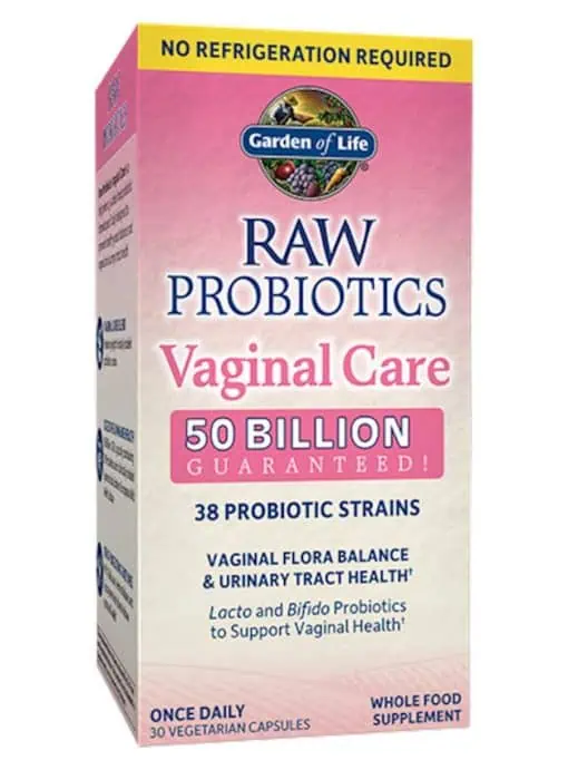 Garden of Life RAW Probiotics Vaginal Care — Probiotics for Women, Vaginal Health