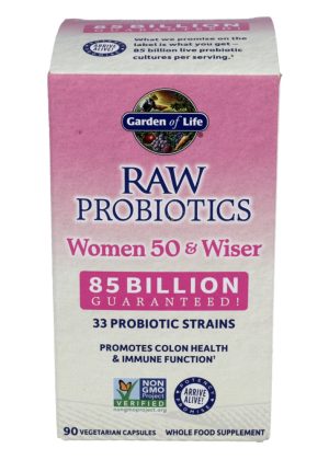 Garden of Life RAW Probiotics Women 50 & Wiser — Probiotics, Women's Health