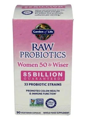 Garden of Life RAW Probiotics Women 50 & Wiser — Probiotics, Women's Health