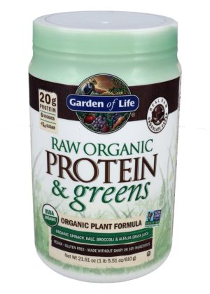 Garden of Life Raw Organic Protein & Greens — Organic Plant Formula, Nutrient-Rich