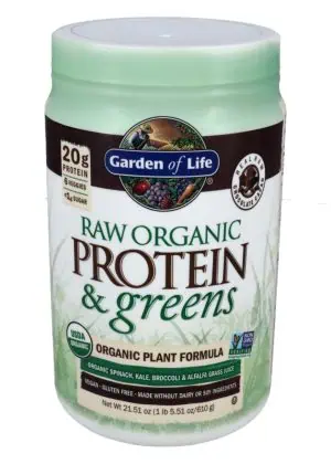 Garden of Life Raw Organic Protein & Greens — Organic Plant Formula, Nutrient-Rich