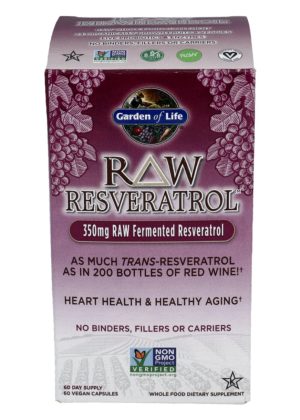 Garden of Life RAW Resveratrol — resveratrol, antioxidant