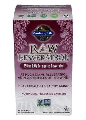 Garden of Life RAW Resveratrol — resveratrol, antioxidant