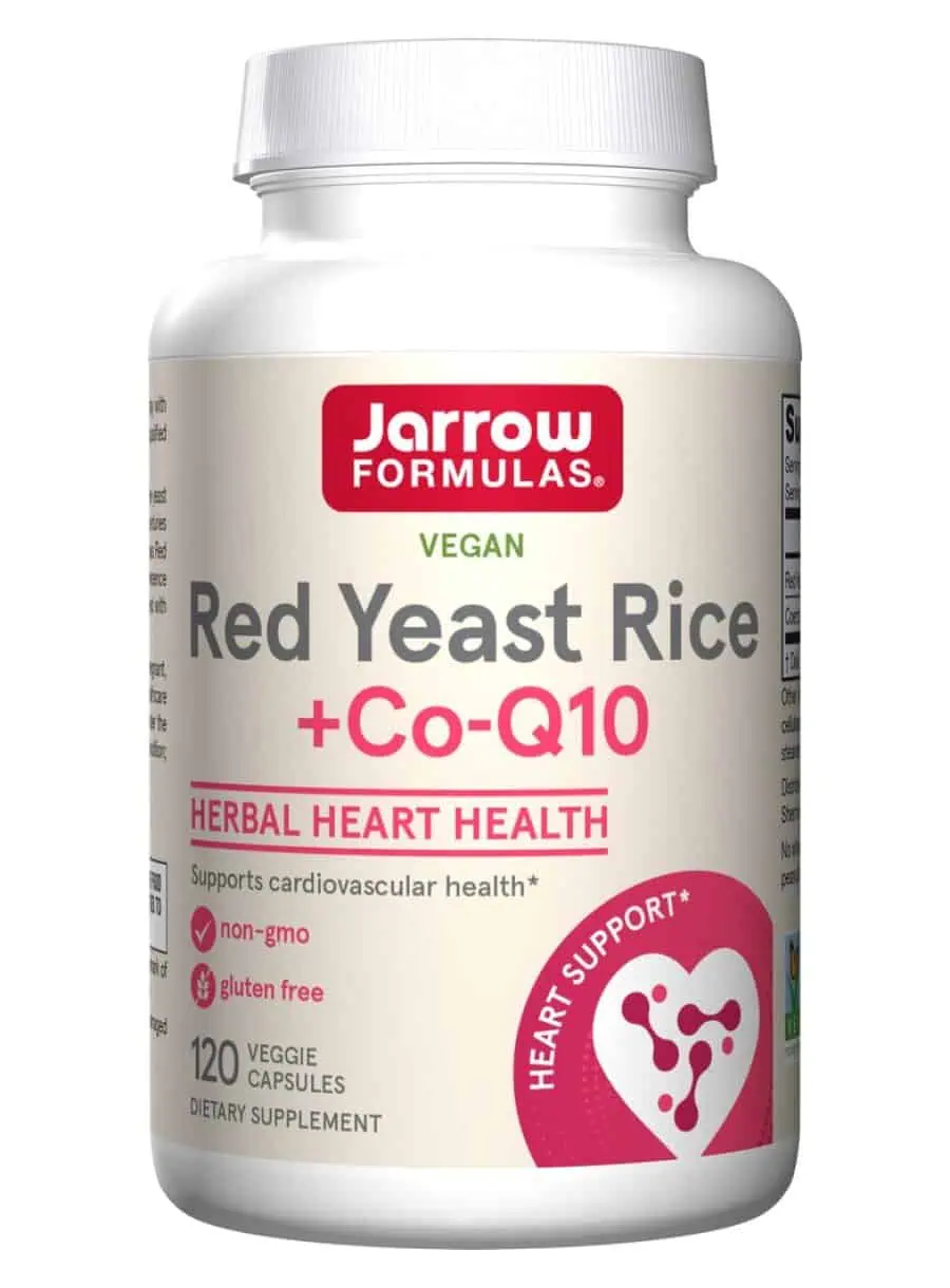 Jarrow Formulas Red Yeast Rice + CoQ10 600mg -- cardiovascular health, heart support