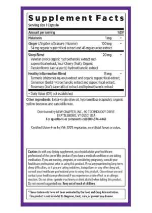 New Chapter Restful Sleep + Pain -- sleep supplement, herbal pain relief - Back
