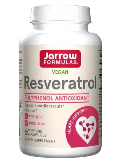 Jarrow Formulas Resveratrol 100mg -- antioxidant support, cardiovascular health