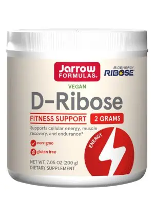 Jarrow Formulas D-Ribose Powder -- energy support, muscle recovery