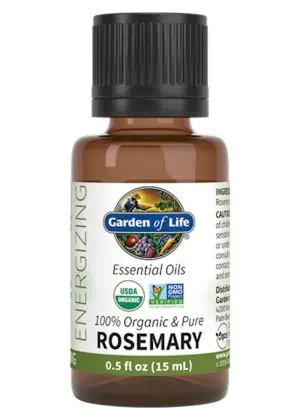 Garden of Life Rosemary Essential Oil — Organic Rosemary Oil, Energizing