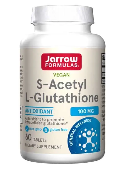 Jarrow Formulas S-Acetyl L-Glutathione 100mg -- antioxidant, intracellular support