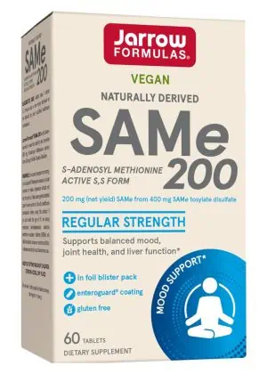 Jarrow Formulas SAMe 200 -- SAMe supplement, mood support