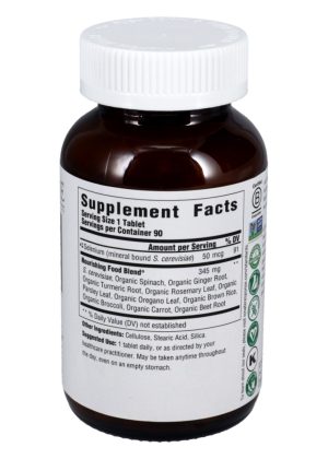 Innate Response Selenium -- selenium supplement, organic botanicals - Back