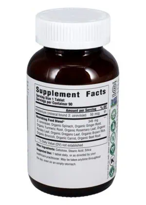 Innate Response Selenium -- selenium supplement, organic botanicals - Back