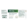 Gaia Herbs Sleep Maintenance — Restorative Support, Herbal Supplement - Back