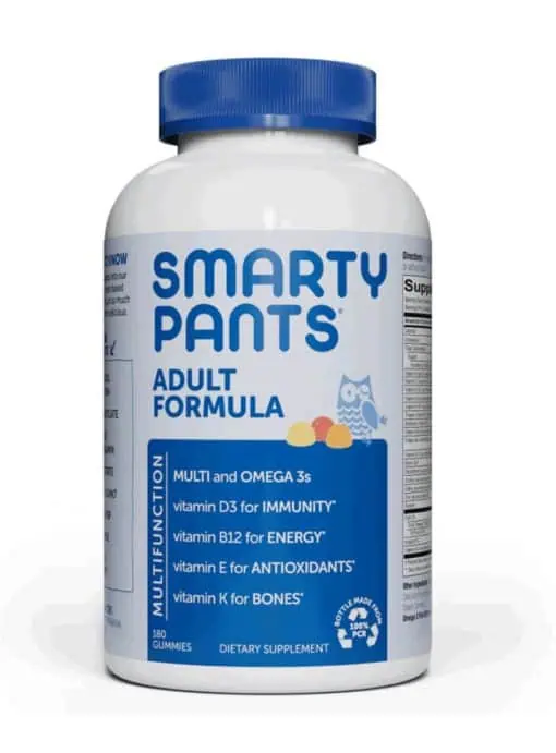 SmartyPants Adult Complete -- multivitamin gummies, omega-3 fatty acids